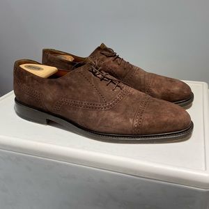 Mezlan Brown suede Wingtips